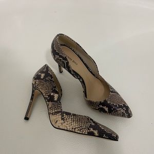Snakeskin Heels - Size 8.5